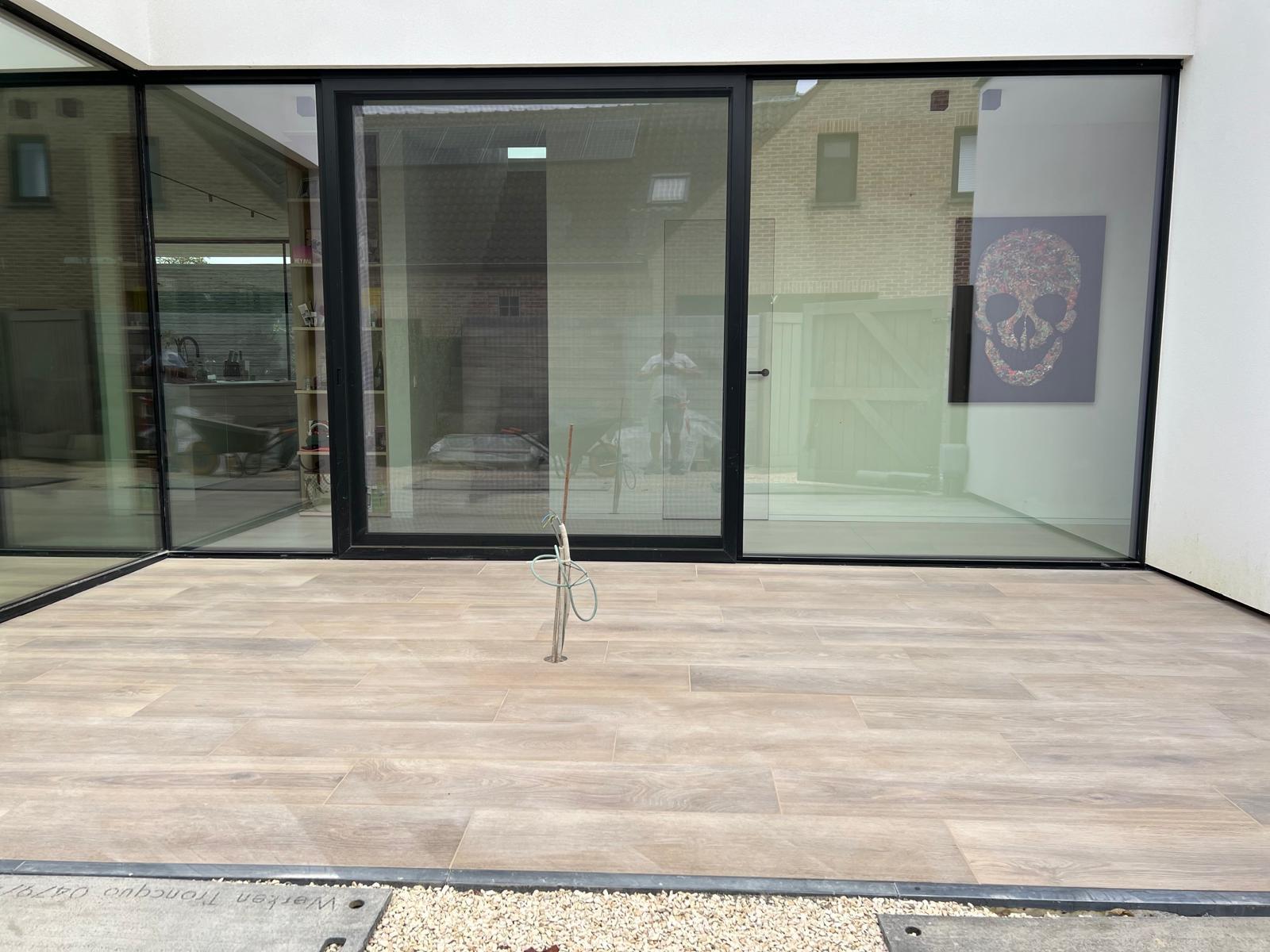 Zottegem - Terras in keramisch parket